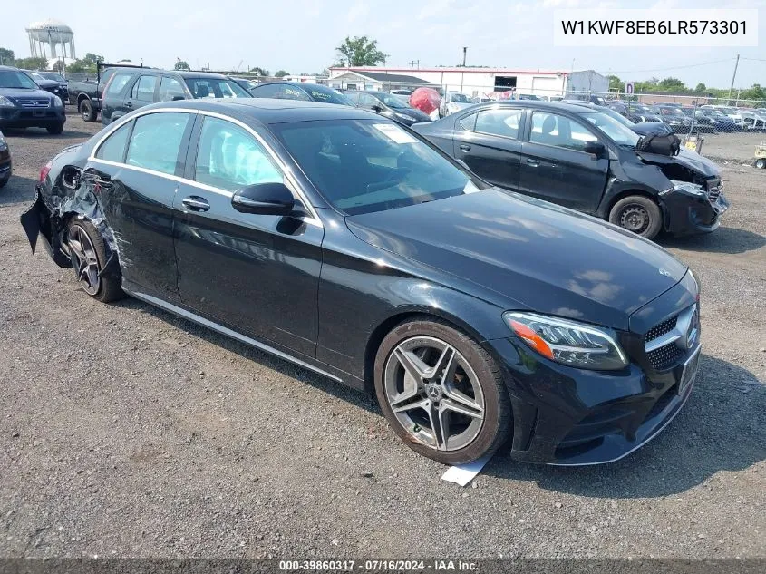 2020 Mercedes-Benz C 300 4Matic VIN: W1KWF8EB6LR573301 Lot: 39860317