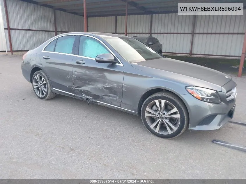 2020 Mercedes-Benz C 300 4Matic VIN: W1KWF8EBXLR596094 Lot: 39987514