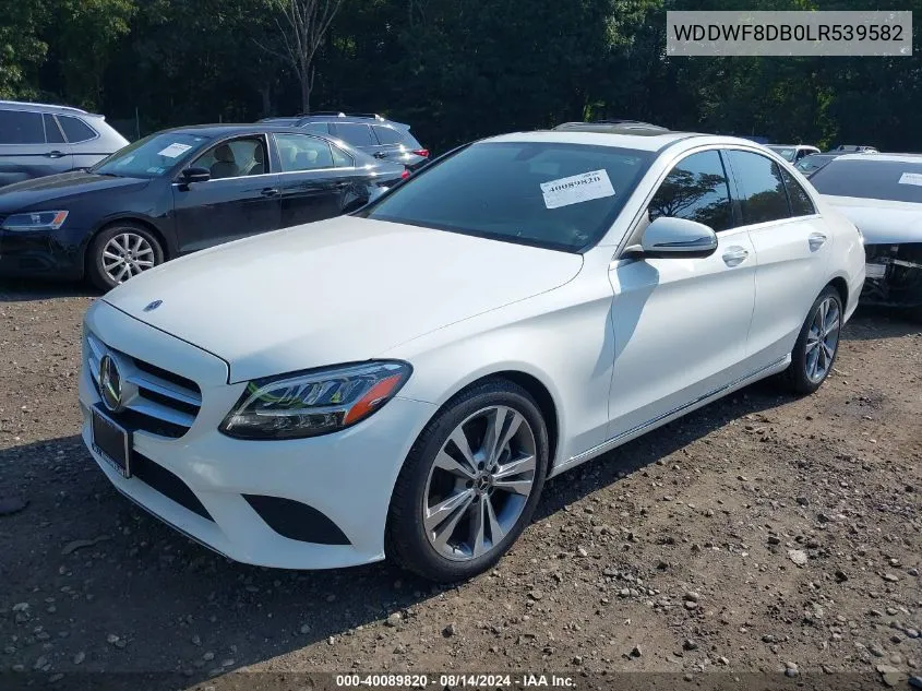 2020 Mercedes-Benz C 300 VIN: WDDWF8DB0LR539582 Lot: 40089820