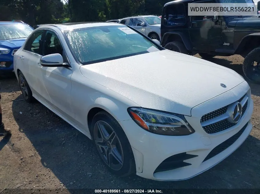 2020 Mercedes-Benz C 300 4Matic VIN: WDDWF8EB0LR556221 Lot: 40189561