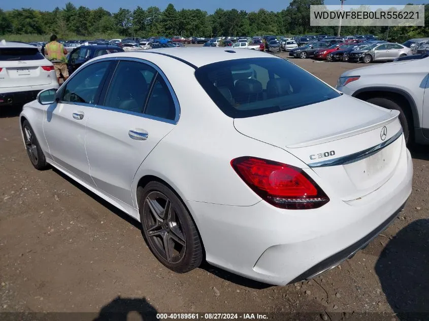 2020 Mercedes-Benz C 300 4Matic VIN: WDDWF8EB0LR556221 Lot: 40189561