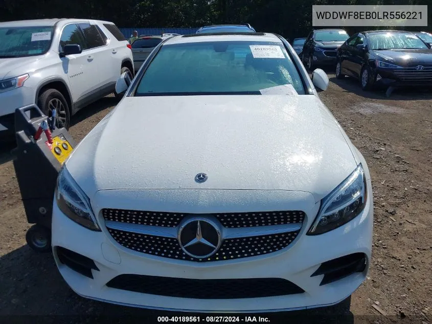 2020 Mercedes-Benz C 300 4Matic VIN: WDDWF8EB0LR556221 Lot: 40189561