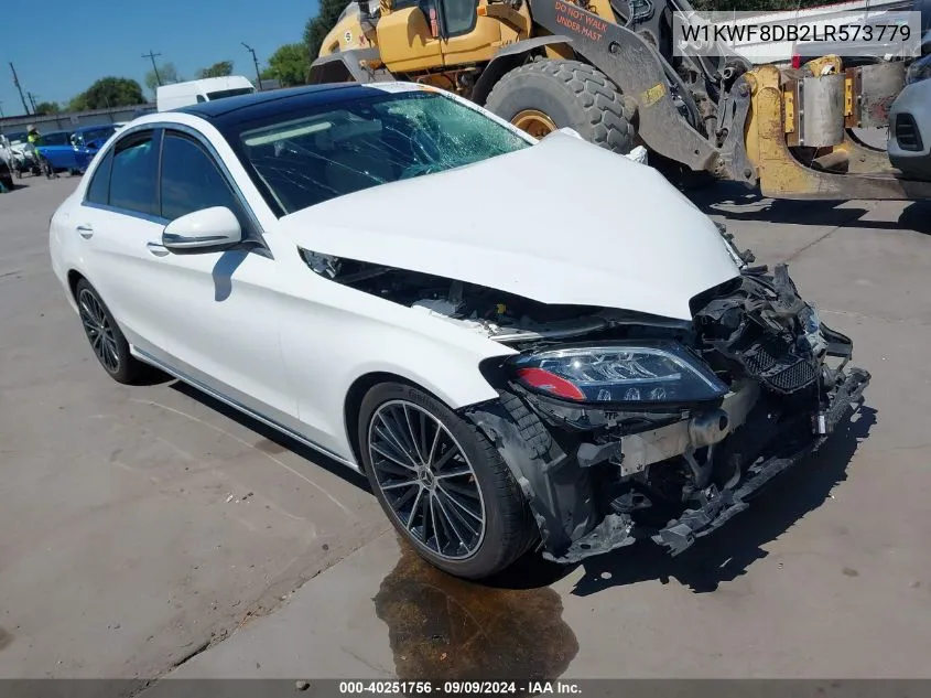 2020 Mercedes-Benz C 300 VIN: W1KWF8DB2LR573779 Lot: 40251756