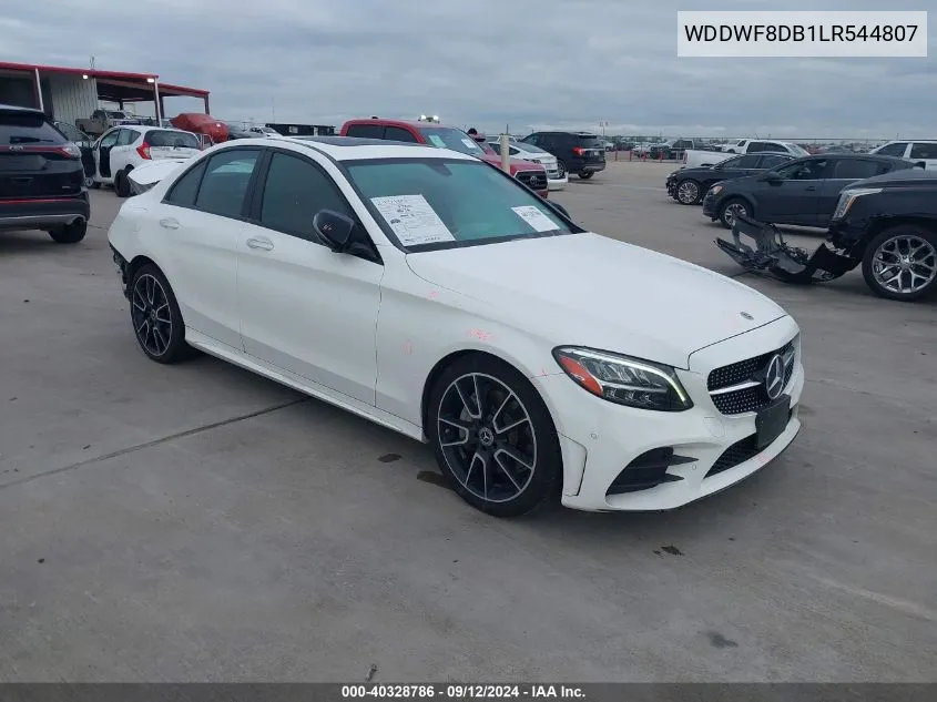 2020 Mercedes-Benz C 300 300 VIN: WDDWF8DB1LR544807 Lot: 40328786