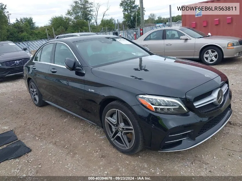 2020 Mercedes-Benz C 43 Amg VIN: WDDWF6EB6LR563811 Lot: 40394678