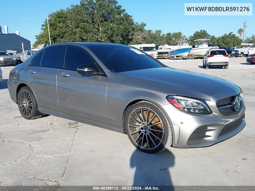 2020 Mercedes-Benz C 300 VIN: W1KWF8DB0LR591276 Lot: 40399112