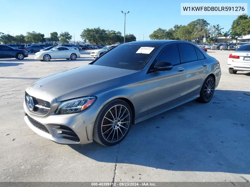 2020 Mercedes-Benz C 300 VIN: W1KWF8DB0LR591276 Lot: 40399112