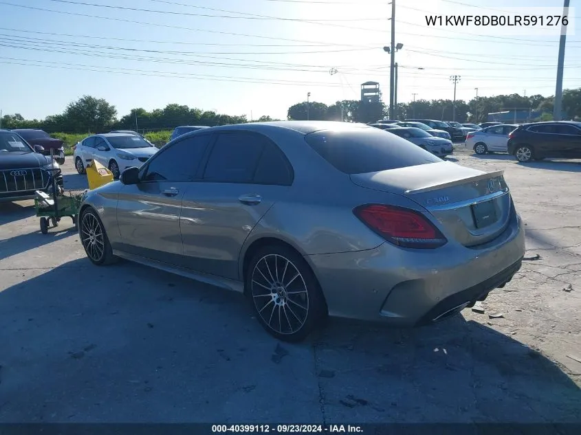 2020 Mercedes-Benz C 300 VIN: W1KWF8DB0LR591276 Lot: 40399112