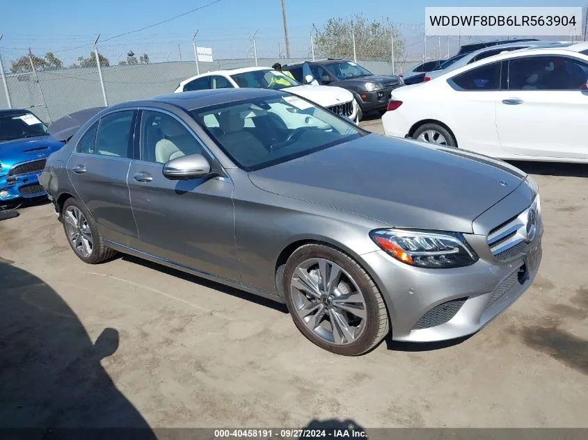 2020 Mercedes-Benz C 300 VIN: WDDWF8DB6LR563904 Lot: 40458191