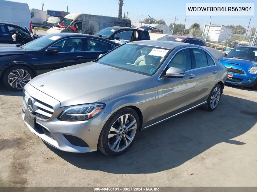 2020 Mercedes-Benz C 300 VIN: WDDWF8DB6LR563904 Lot: 40458191