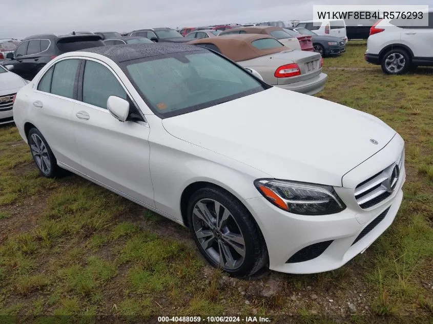 2020 Mercedes-Benz C 300 4Matic VIN: W1KWF8EB4LR576293 Lot: 40488059