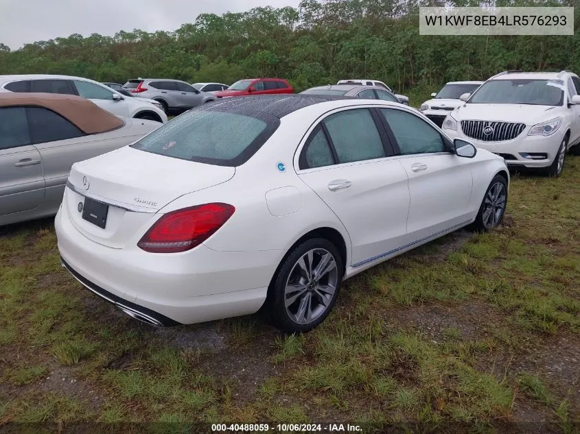 2020 Mercedes-Benz C 300 4Matic VIN: W1KWF8EB4LR576293 Lot: 40488059