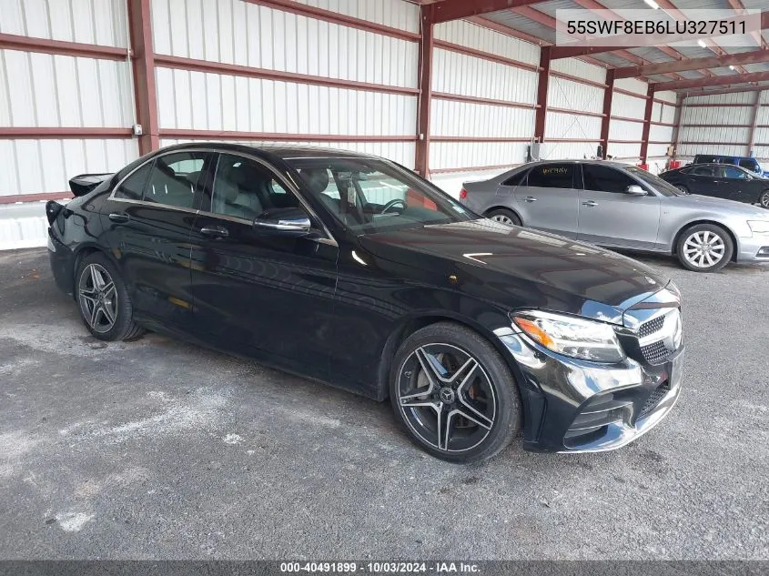 2020 Mercedes-Benz C 300 4Matic VIN: 55SWF8EB6LU327511 Lot: 40491899