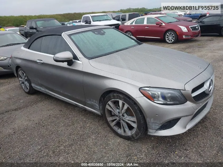 2020 Mercedes-Benz C 300 VIN: WDDWK8DB1LF955735 Lot: 40530650