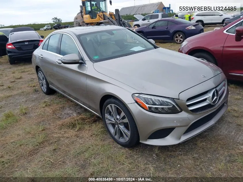 2020 Mercedes-Benz C 300 4Matic VIN: 55SWF8EB5LU324485 Lot: 40535498