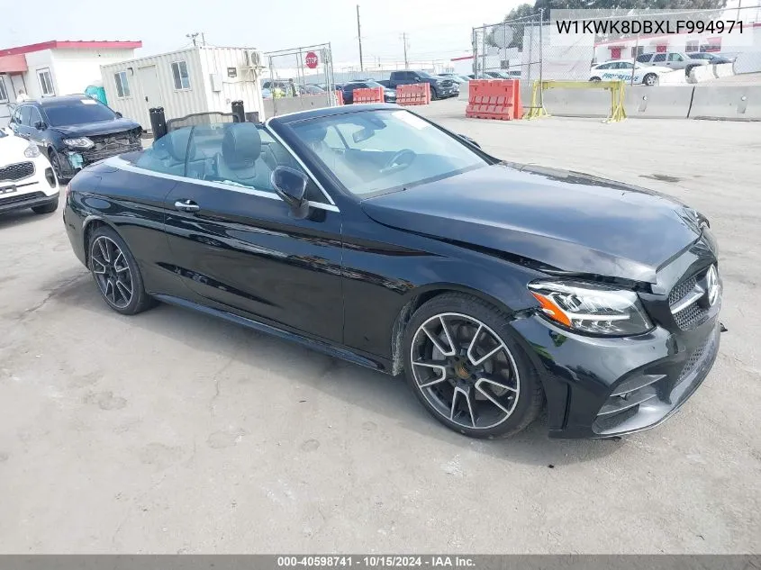 2020 Mercedes-Benz C 300 VIN: W1KWK8DBXLF994971 Lot: 40598741