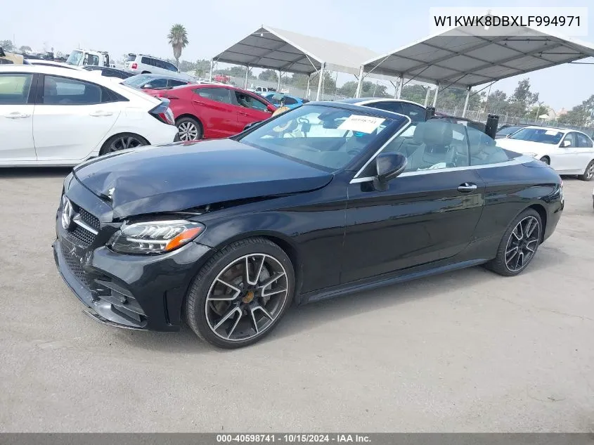 2020 Mercedes-Benz C 300 VIN: W1KWK8DBXLF994971 Lot: 40598741