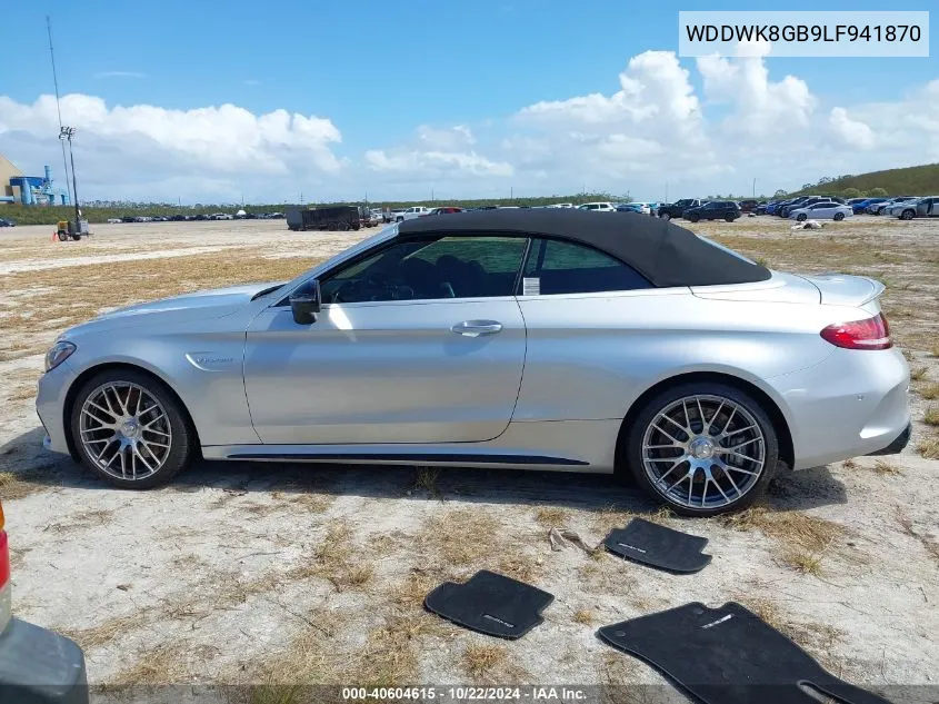 2020 Mercedes-Benz Amg C 63 VIN: WDDWK8GB9LF941870 Lot: 40604615