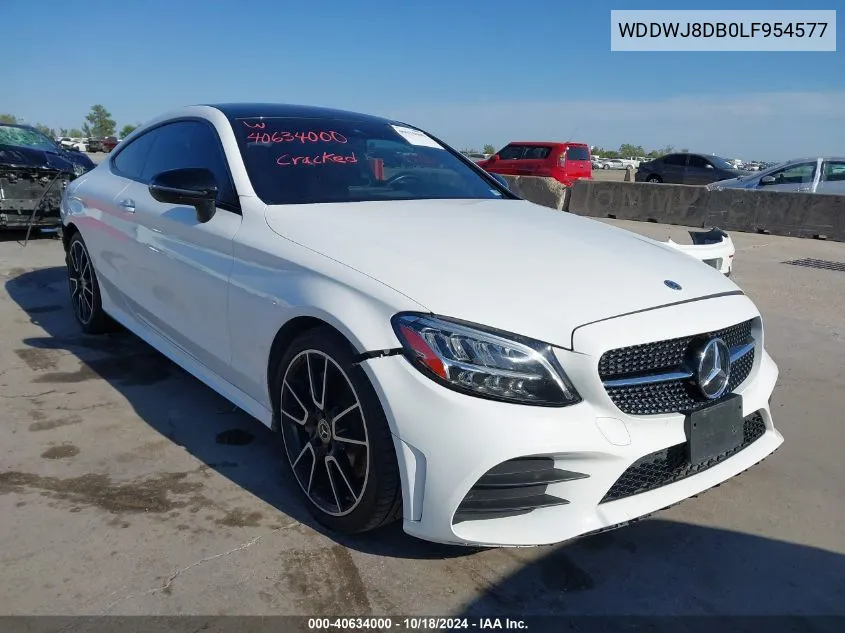 2020 Mercedes-Benz C 300 VIN: WDDWJ8DB0LF954577 Lot: 40634000