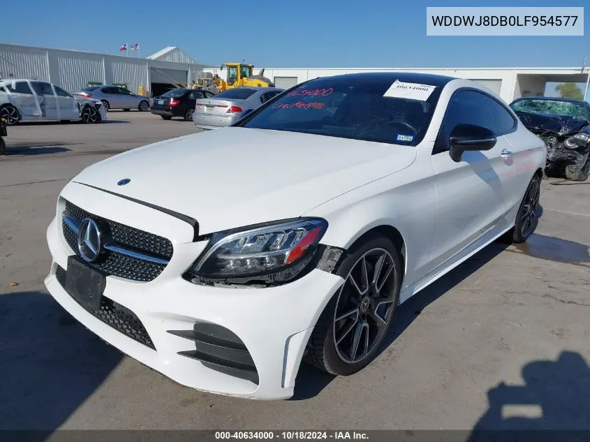 2020 Mercedes-Benz C 300 VIN: WDDWJ8DB0LF954577 Lot: 40634000