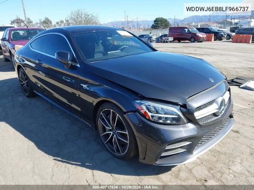 2020 Mercedes-Benz Amg C 43 4Matic VIN: WDDWJ6EB8LF966737 Lot: 40717534