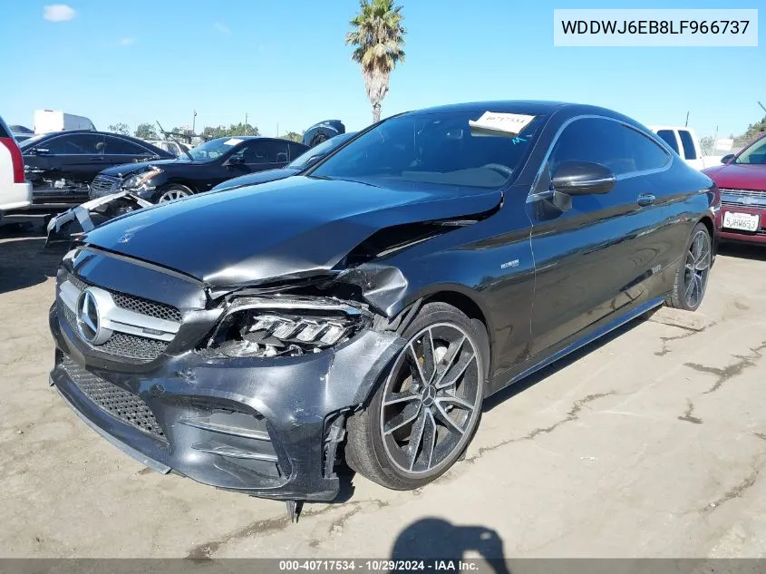 2020 Mercedes-Benz Amg C 43 4Matic VIN: WDDWJ6EB8LF966737 Lot: 40717534