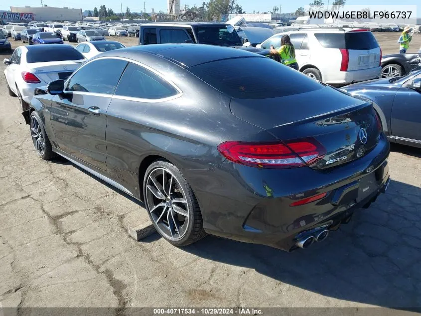 2020 Mercedes-Benz Amg C 43 4Matic VIN: WDDWJ6EB8LF966737 Lot: 40717534