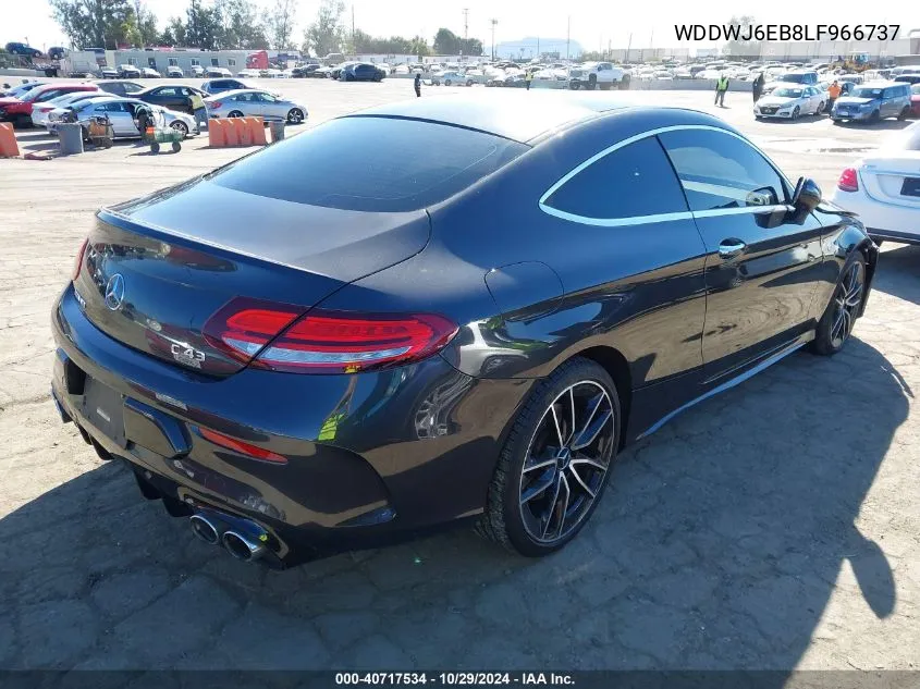 2020 Mercedes-Benz Amg C 43 4Matic VIN: WDDWJ6EB8LF966737 Lot: 40717534