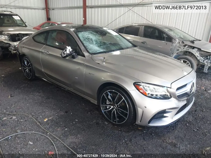 2020 Mercedes-Benz Amg C 43 4Matic VIN: WDDWJ6EB7LF972013 Lot: 40727429