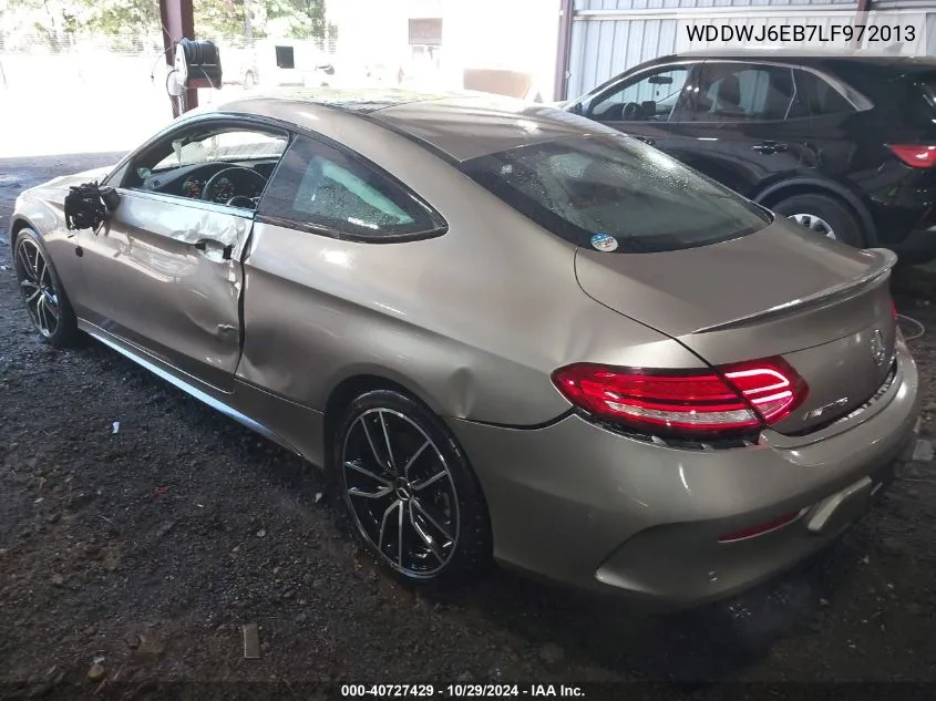 2020 Mercedes-Benz Amg C 43 4Matic VIN: WDDWJ6EB7LF972013 Lot: 40727429