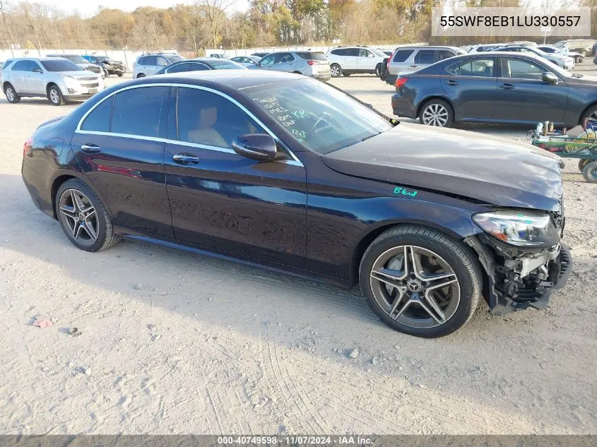 2020 Mercedes-Benz C 300 4Matic VIN: 55SWF8EB1LU330557 Lot: 40749598