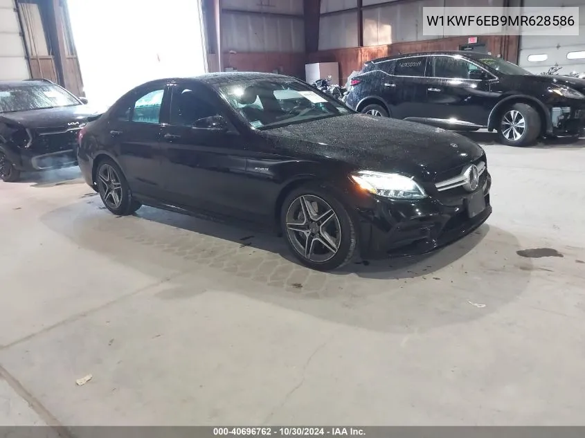 2021 Mercedes-Benz Amg C 43 4Matic VIN: W1KWF6EB9MR628586 Lot: 40696762