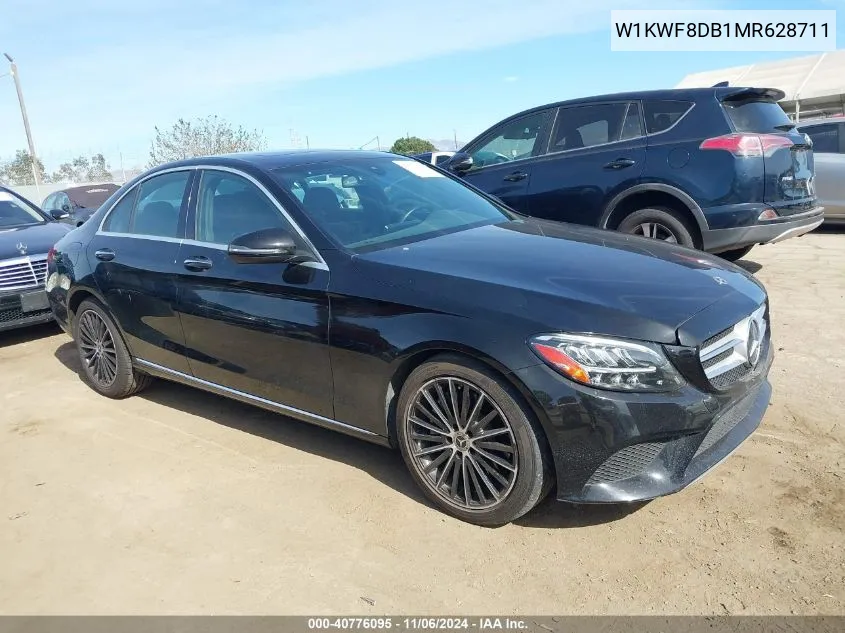 2021 Mercedes-Benz C 300 Sedan VIN: W1KWF8DB1MR628711 Lot: 40776095