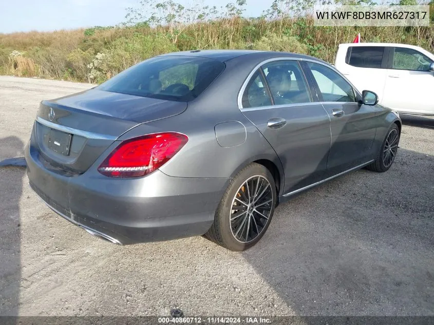 W1KWF8DB3MR627317 2021 Mercedes-Benz C 300 Sedan