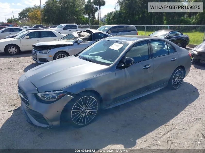 2023 Mercedes-Benz C 300 Sedan VIN: W1KAF4GB7PR109875 Lot: 40624672