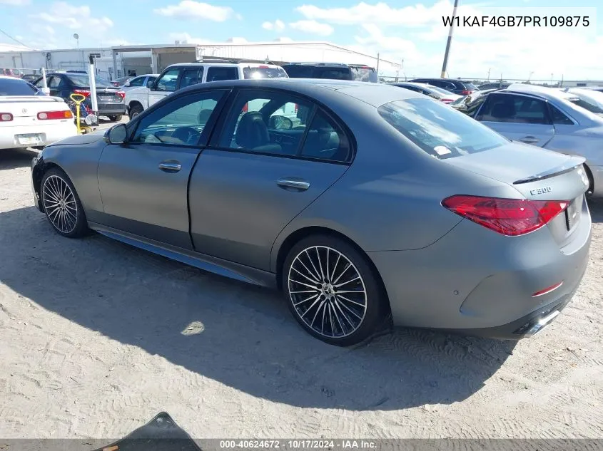 W1KAF4GB7PR109875 2023 Mercedes-Benz C 300 Sedan