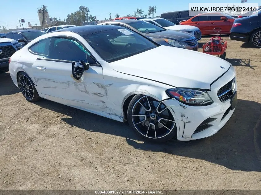 2023 Mercedes-Benz C 300 Coupe VIN: W1KWJ8DB7PG122444 Lot: 40801077