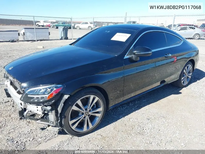 2023 Mercedes-Benz C 300 Coupe VIN: W1KWJ8DB2PG117068 Lot: 40856496