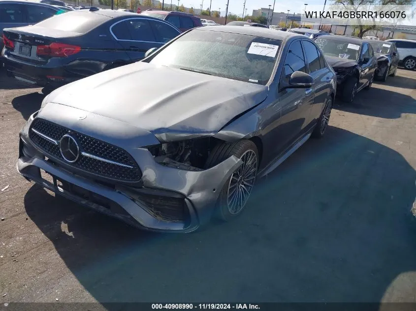 2024 Mercedes-Benz C 300 VIN: W1KAF4GB5RR166076 Lot: 40908990