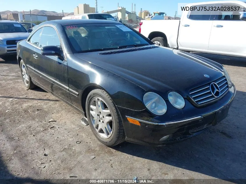 WDBPJ75J32A028537 2002 Mercedes-Benz Cl 500