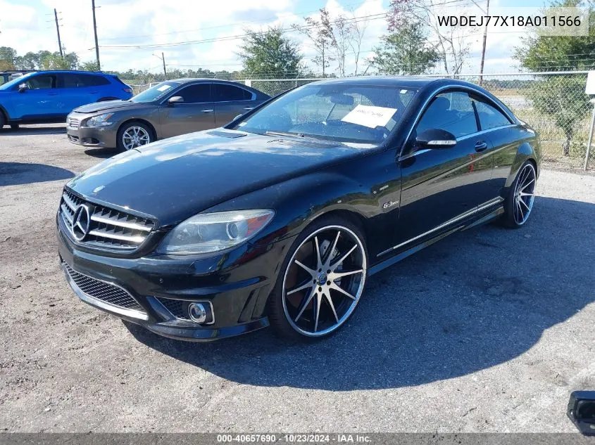 2008 Mercedes-Benz Cl 63 Amg VIN: WDDEJ77X18A011566 Lot: 40657690