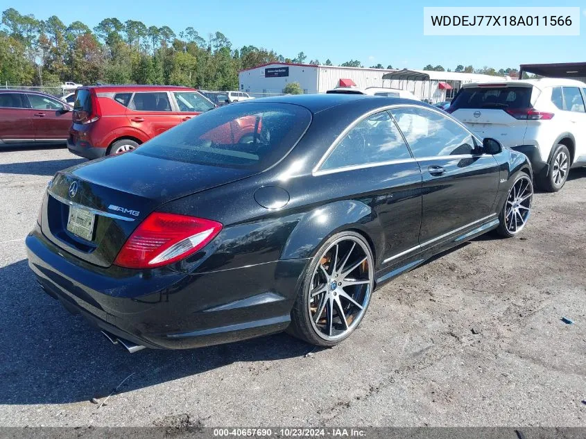 2008 Mercedes-Benz Cl 63 Amg VIN: WDDEJ77X18A011566 Lot: 40657690