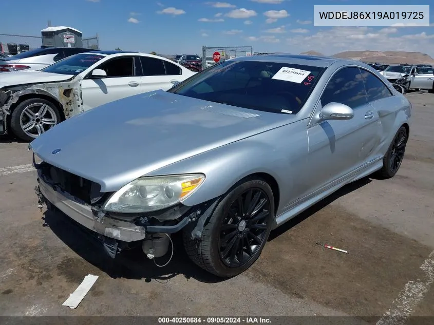 2009 Mercedes-Benz Cl 550 4Matic VIN: WDDEJ86X19A019725 Lot: 40250684