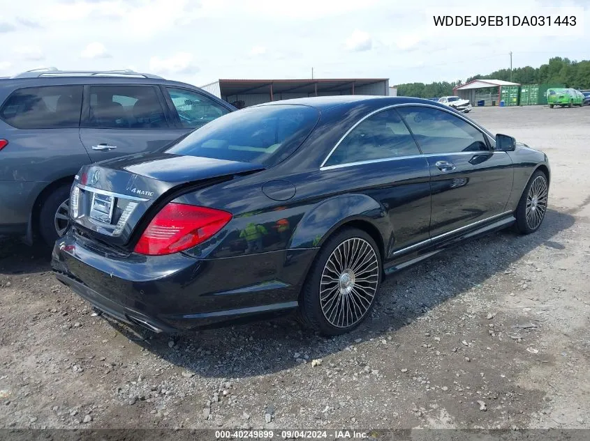 2013 Mercedes-Benz Cl 550 4Matic VIN: WDDEJ9EB1DA031443 Lot: 40249899