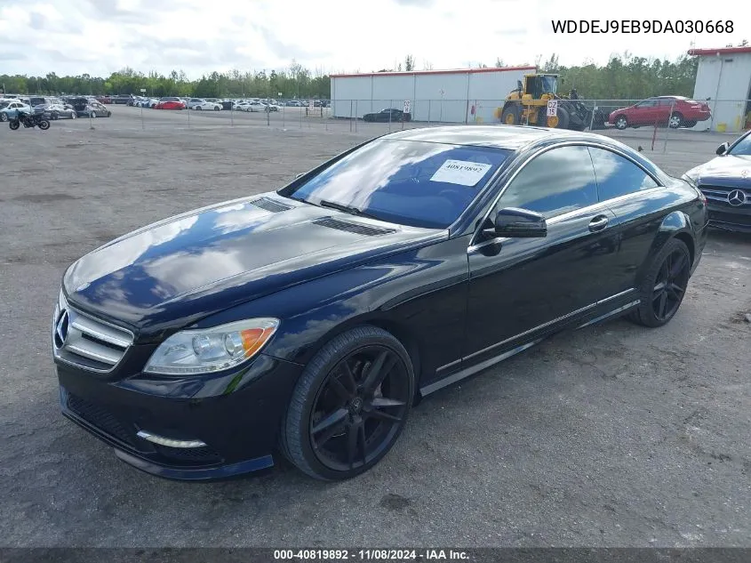 2013 Mercedes-Benz Cl 550 4Matic VIN: WDDEJ9EB9DA030668 Lot: 40819892