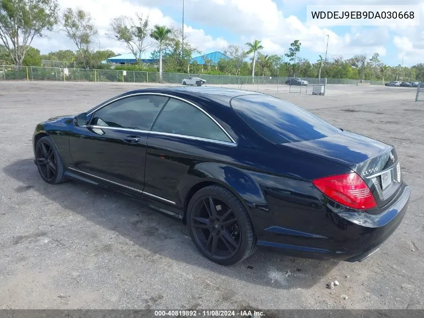 2013 Mercedes-Benz Cl 550 4Matic VIN: WDDEJ9EB9DA030668 Lot: 40819892