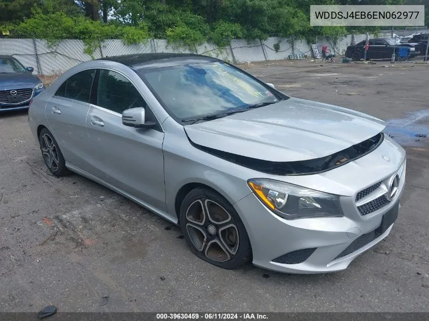 2014 Mercedes-Benz Cla 250 VIN: WDDSJ4EB6EN062977 Lot: 39630459