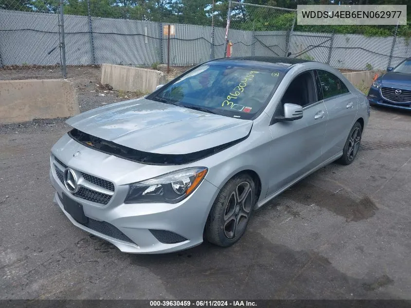 2014 Mercedes-Benz Cla 250 VIN: WDDSJ4EB6EN062977 Lot: 39630459