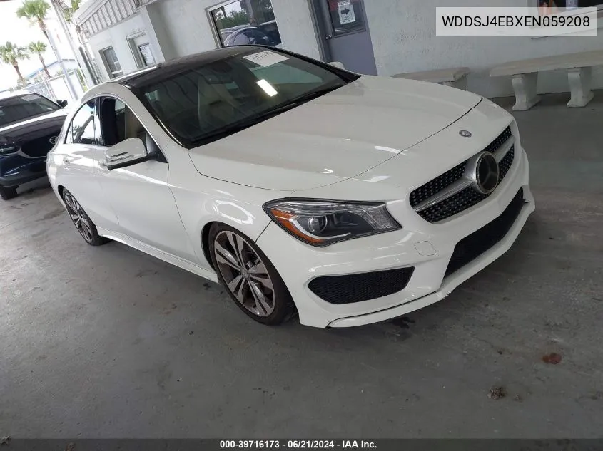 2014 Mercedes-Benz Cla 250 VIN: WDDSJ4EBXEN059208 Lot: 39716173