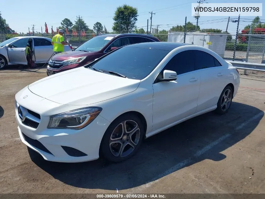 2014 Mercedes-Benz Cla 250 4Matic VIN: WDDSJ4GB2EN159798 Lot: 39809579